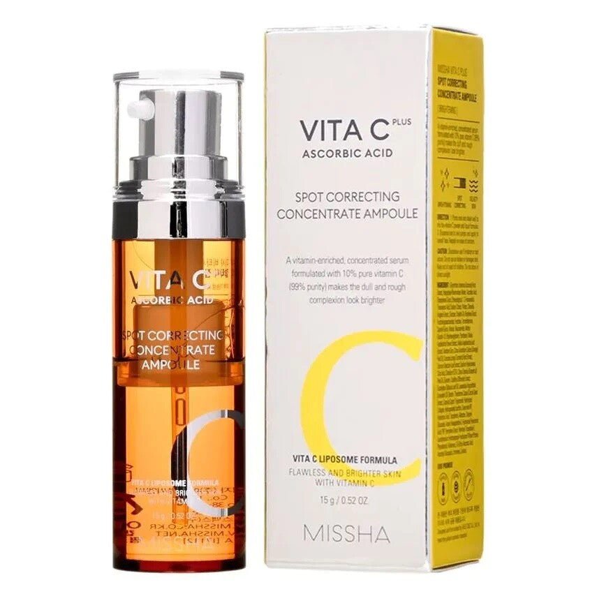 MISSHA Vita C Plus Spot Correcting Concentrate Ampoule 15g Lakinza K-beauty
