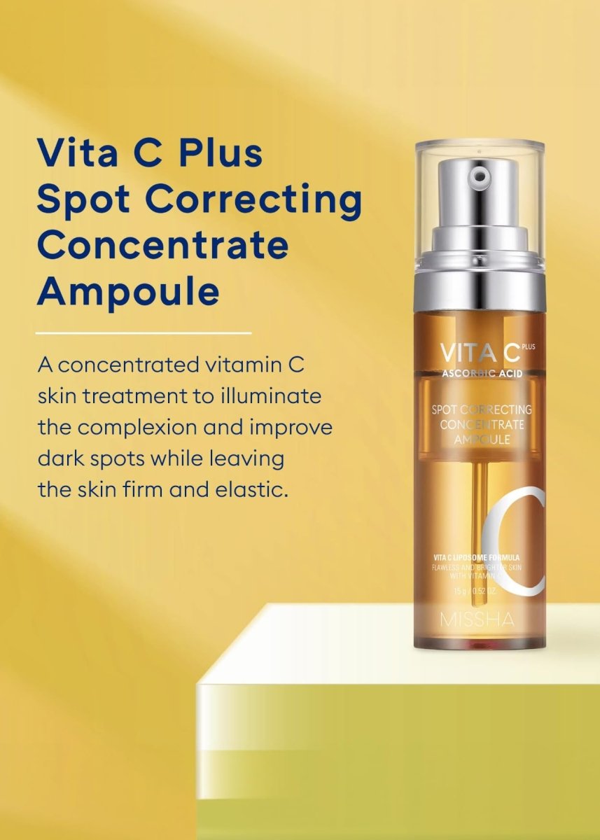 MISSHA Vita C Plus Spot Correcting Concentrate Ampoule 15g | Lakinza K - beauty Canada