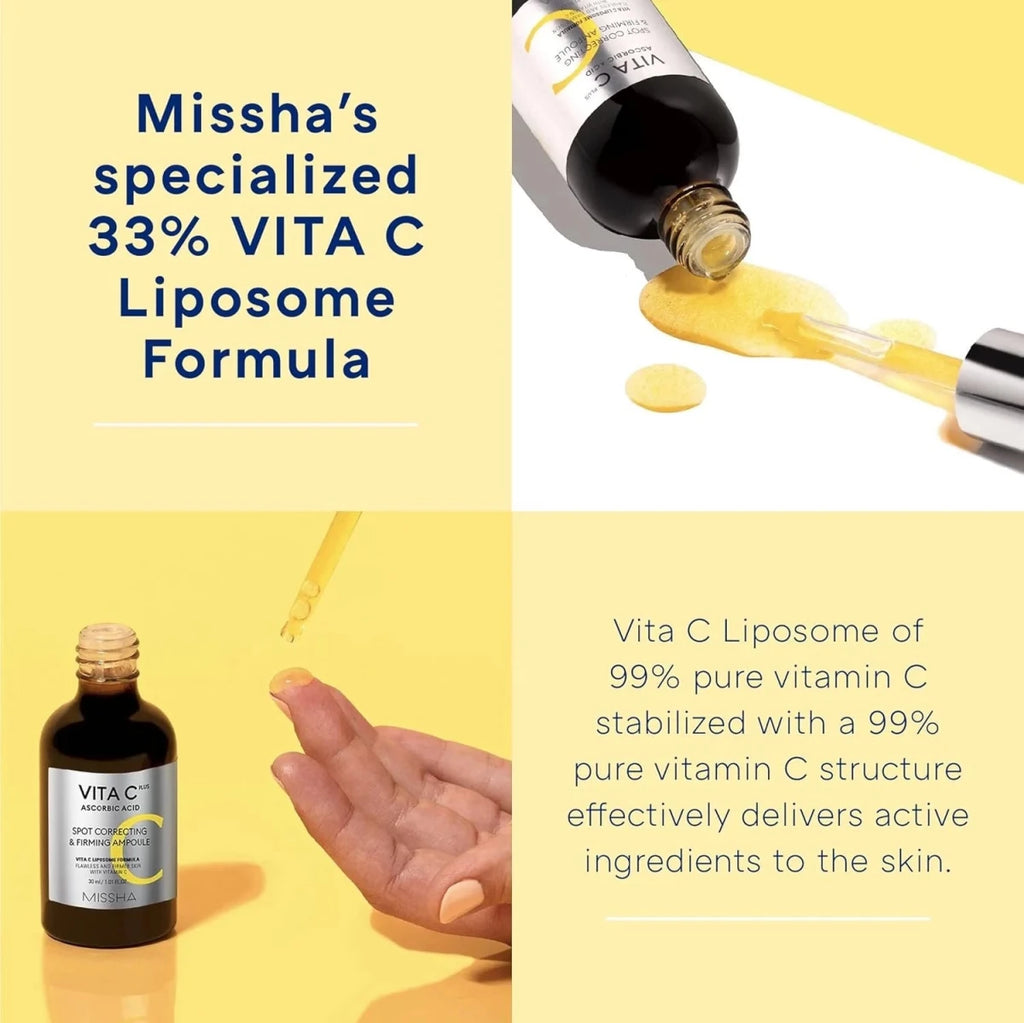 MISSHA Vita C Plus Spot Correcting & Firming Ampoule 30ml | Lakinza K - beauty Canada