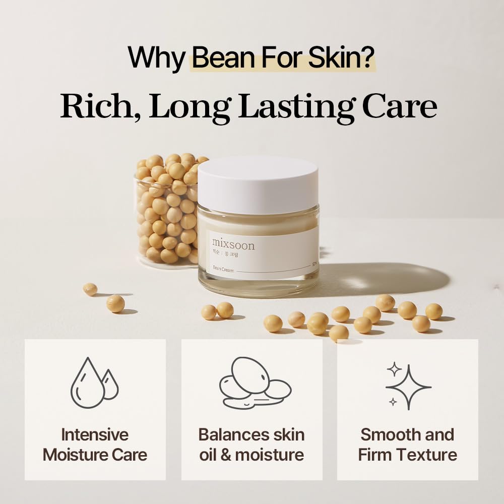 Mixsoon Bean Cream 50ml Lakinza K-beauty