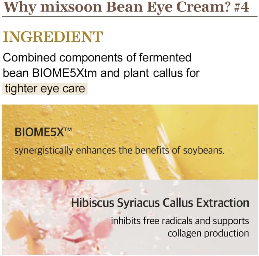 Mixsoon Bean Eye Cream 20ml | Lakinza K - beauty Canada