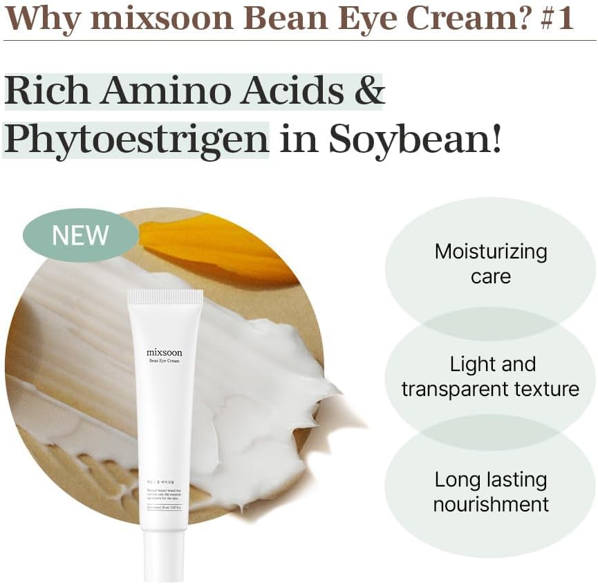 Mixsoon Bean Eye Cream 20ml | Lakinza K - beauty Canada