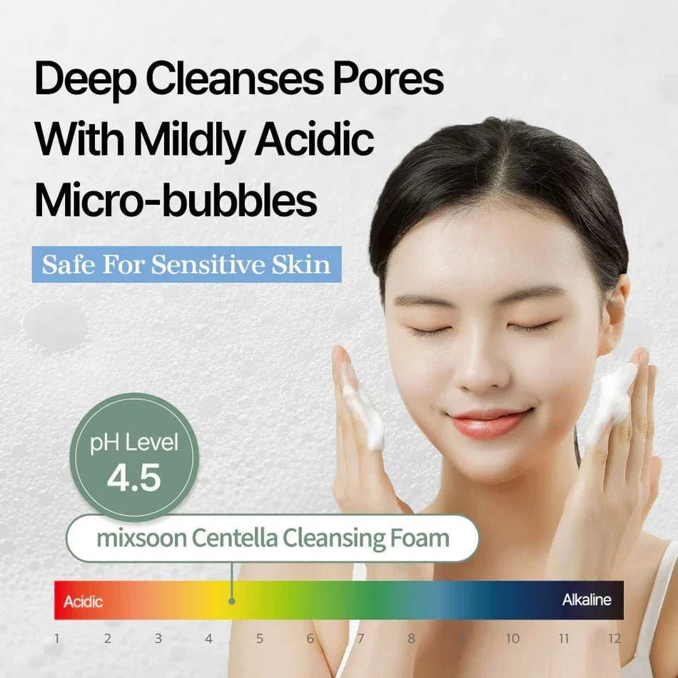 Mixsoon Centella Cleansing Foam 150ml Lakinza K-beauty