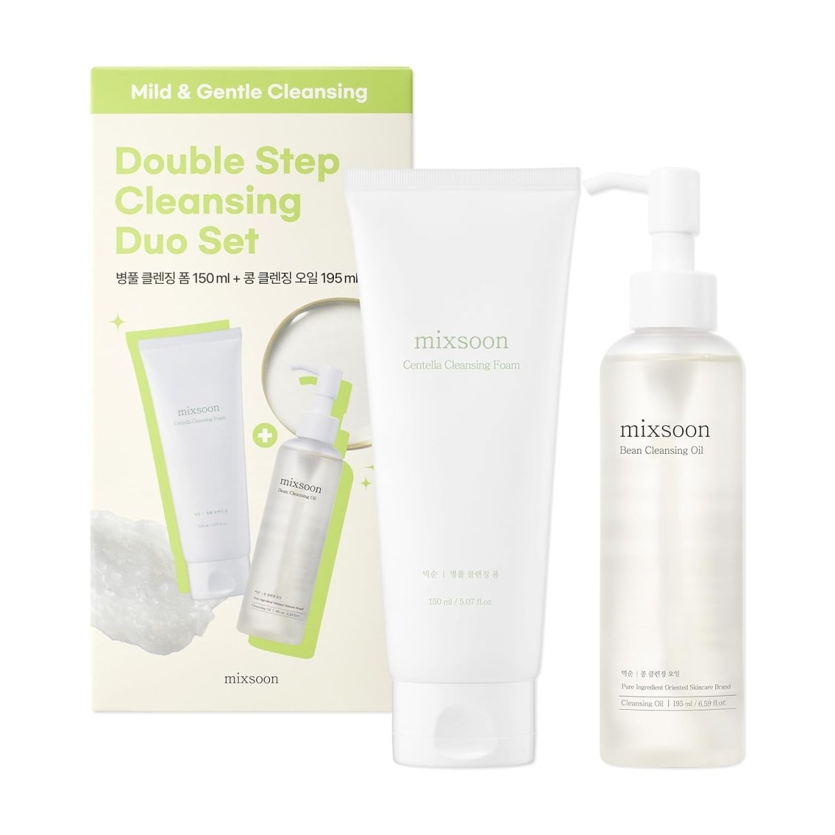 Mixsoon Double Cleansing Duo Lakinza K-beauty