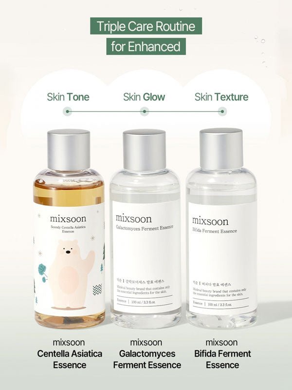mixsoon Essence Layering Set No.1 100ml * 3 Lakinza K-beauty