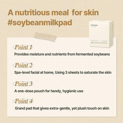 Mixsoon Soybean Milk Pad 16ml | Lakinza K - beauty Canada