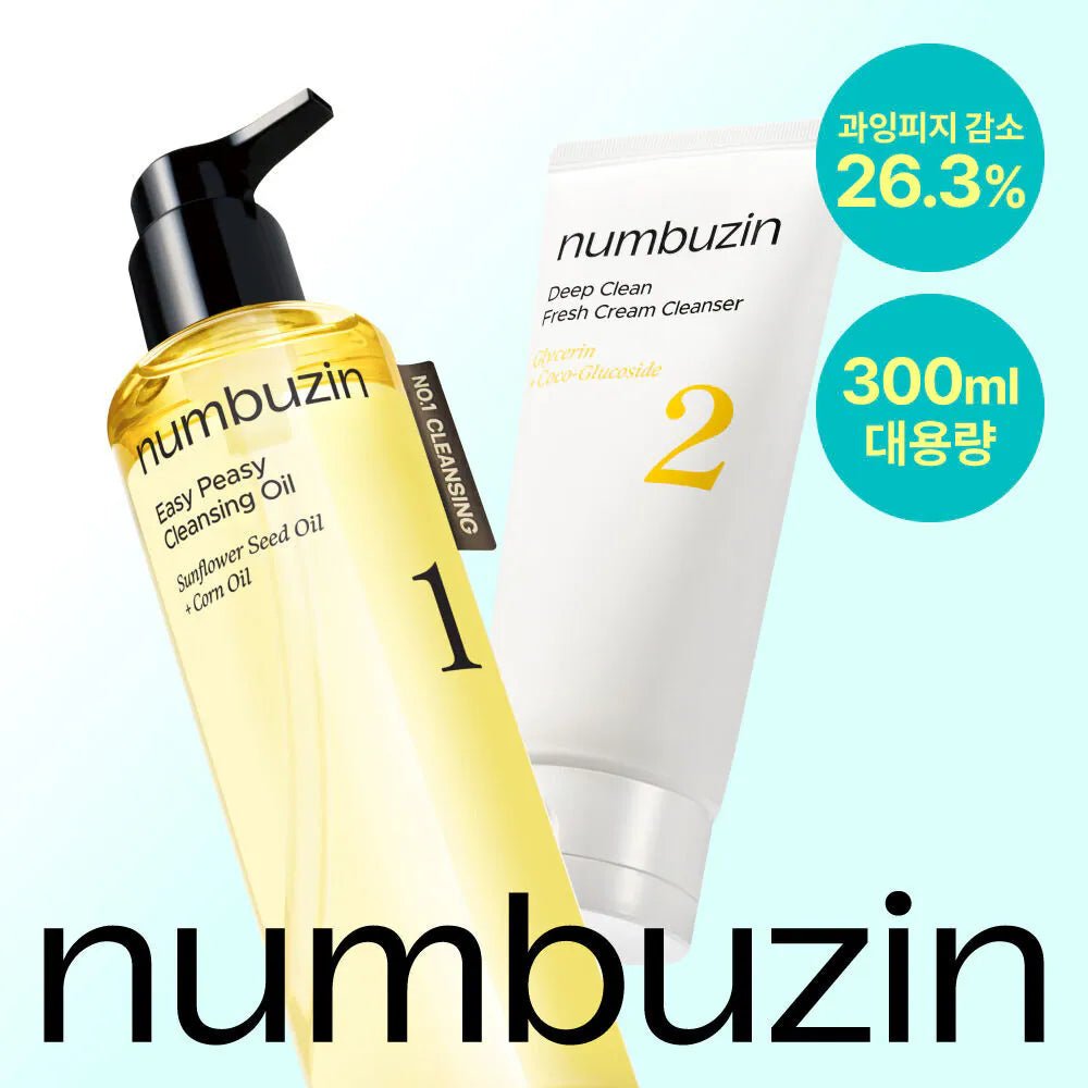 Numbuzin Deep Double Cleansing Duo Lakinza K-beauty