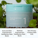 Numbuzin No.1 Centella Re - Leaf Green Toner Pad 190ml / 70pads | Lakinza K - beauty Canada