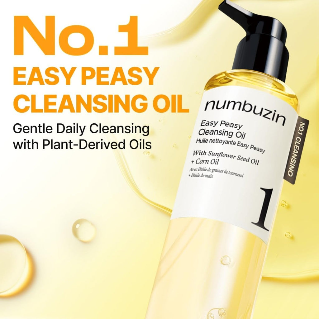 Numbuzin No.1 Easy Peasy Cleansing Oil 200ml | Lakinza K - beauty Canada