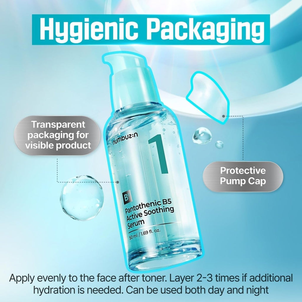 Numbuzin No.1 Pantothenic B5 Active Soothing Serum 50ml | Lakinza K - beauty Canada