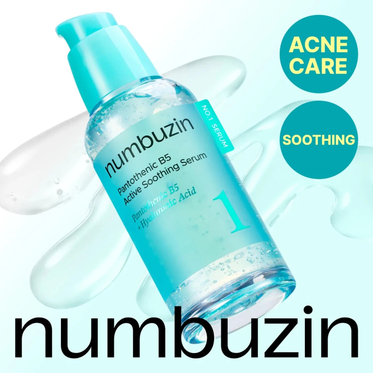 Numbuzin No.1 Pantothenic B5 Active Soothing Serum 50ml Lakinza K-beauty