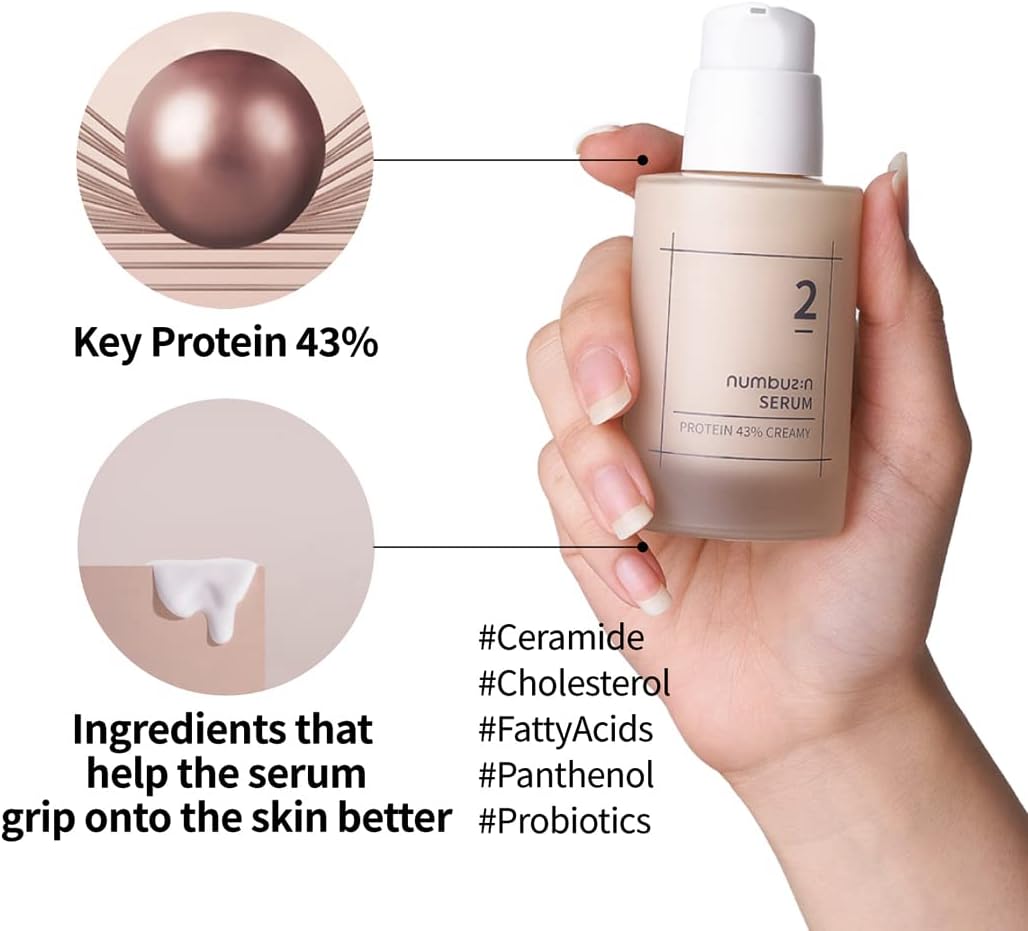 Numbuzin No.2 Protein 43% Creamy Serum 50ml | Lakinza K - beauty Canada