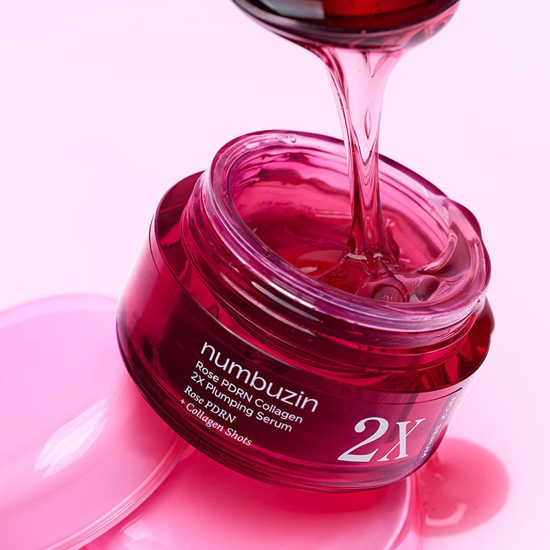Numbuzin No.2 Rose PDRN Collagen 2X Plumping Serum 30ml Lakinza K-beauty