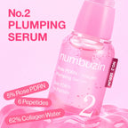 Numbuzin No.2 Rose PDRN Collagen Plumping Serum 30ml | Lakinza K - beauty Canada