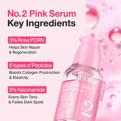 numbuzin No.2 Rose PDRN Collagen Plumping Serum 30ml | Lakinza K - beauty Canada