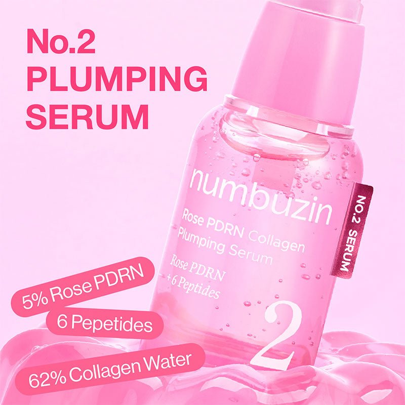 numbuzin No.2 Rose PDRN Collagen Plumping Serum 30ml | Lakinza K - beauty Canada