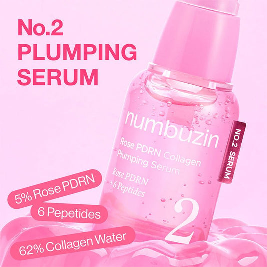 numbuzin No.2 Rose PDRN Collagen Plumping Serum 30ml | Lakinza K - beauty Canada