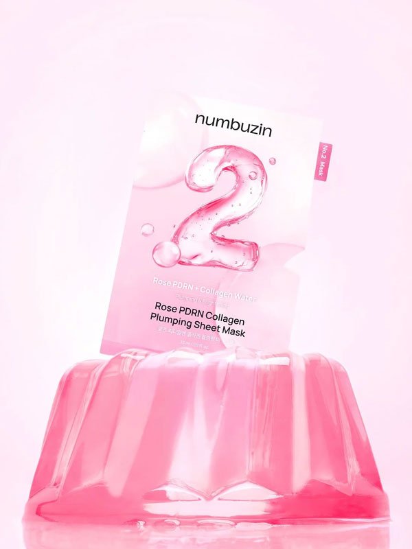 numbuzin No.2 Rose PDRN Collagen Plumping Sheet Mask 33ml | Lakinza K - beauty Canada