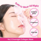 Numbuzin No.2 Rose PDRN Collagen Plumping Sheet Mask 33ml | Lakinza K - beauty Canada