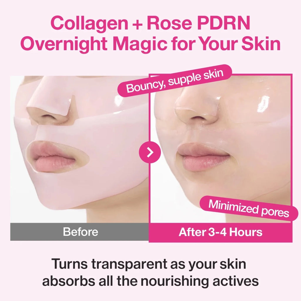 Numbuzin No.2 Rose PDRN Collagen Plumping Sheet Mask 33ml | Lakinza K - beauty Canada