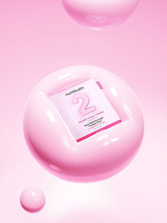 numbuzin No.2 Rose PDRN Overnight Collagen Mask 37ml | Lakinza K - beauty Canada