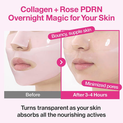 numbuzin No.2 Rose PDRN Overnight Collagen Mask 37ml | Lakinza K - beauty Canada