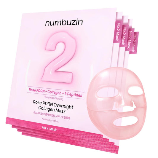 Numbuzin No.2 Rose PDRN Overnight Collagen Mask 37ml | Lakinza K - beauty Canada
