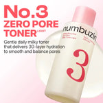 Numbuzin No.3 Bifida Bakuchiol Zero Pore Milky Toner Light 200ml Lakinza K-beauty