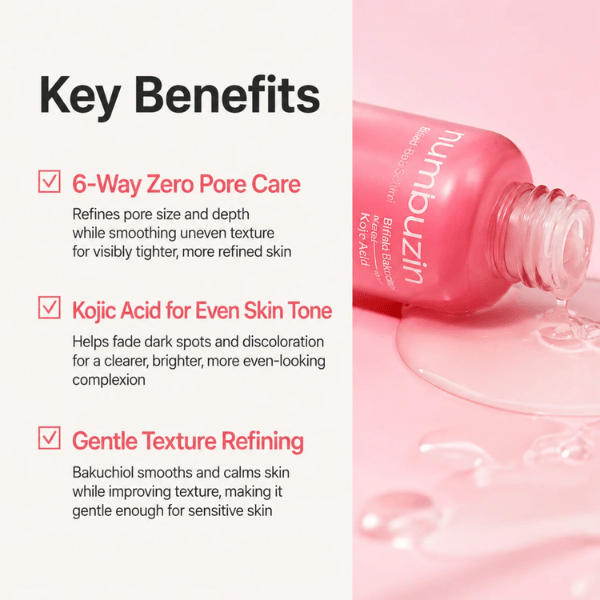 Numbuzin No.3 Bifida Bakuchiol Zero Pore Serum 30ml | Lakinza K-beauty Canada