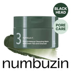 Numbuzin No.3 Pore & Makeup Cleansing Balm with Green Tea and Charcoal 85g | Lakinza K - beauty Canada