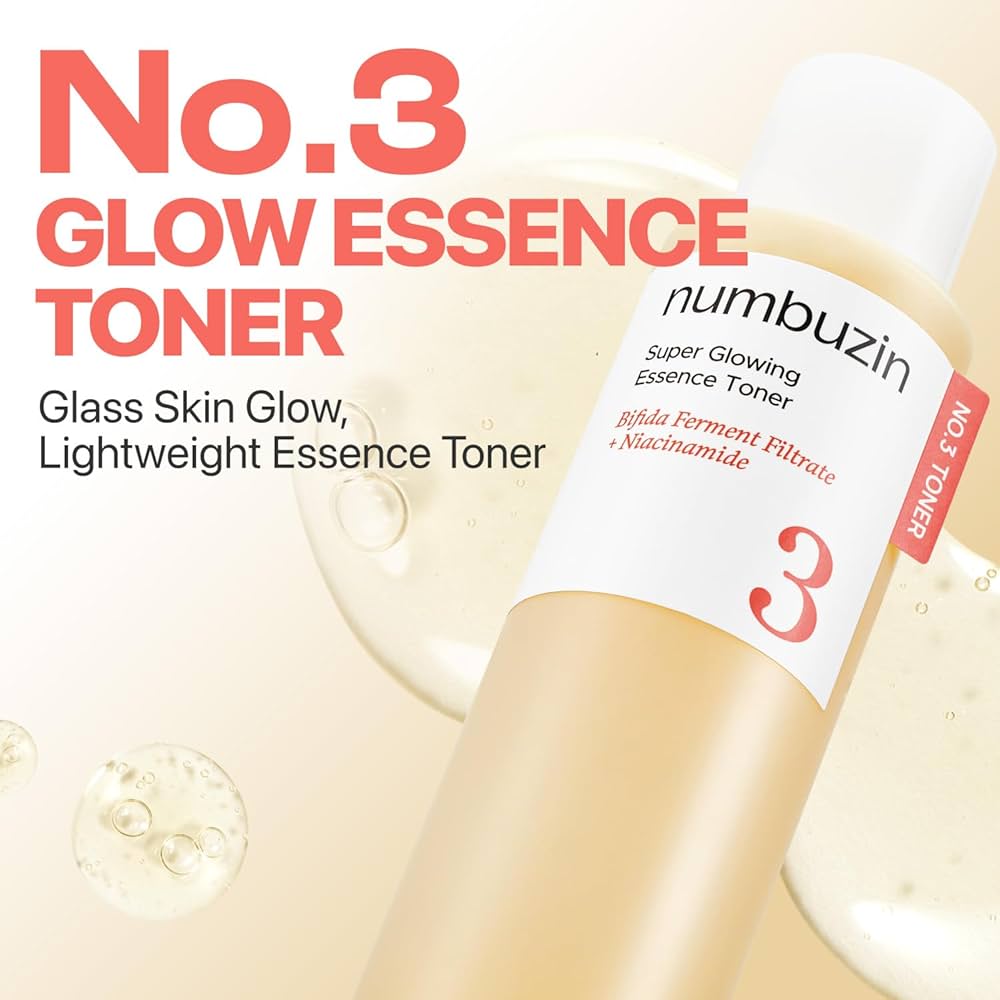 Numbuzin No.3 Super Glowing Essence Toner 200ml Lakinza K-beauty