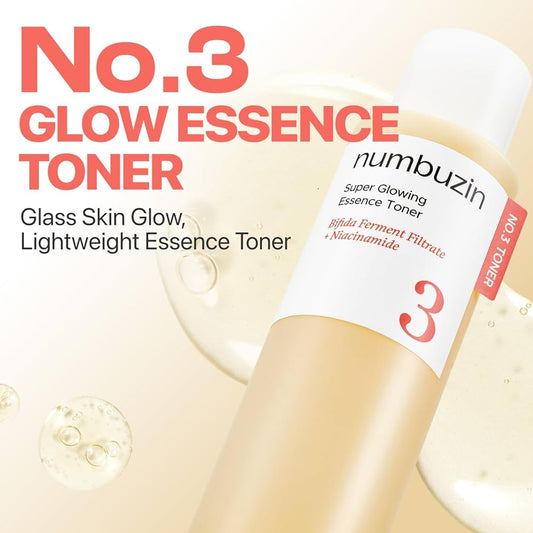 Numbuzin No.3 Super Glowing Essence Toner 200ml | Lakinza K - beauty Canada