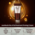 Numbuzin No.4 Full-Nutrient Firming Cream 60ml Lakinza K-beauty