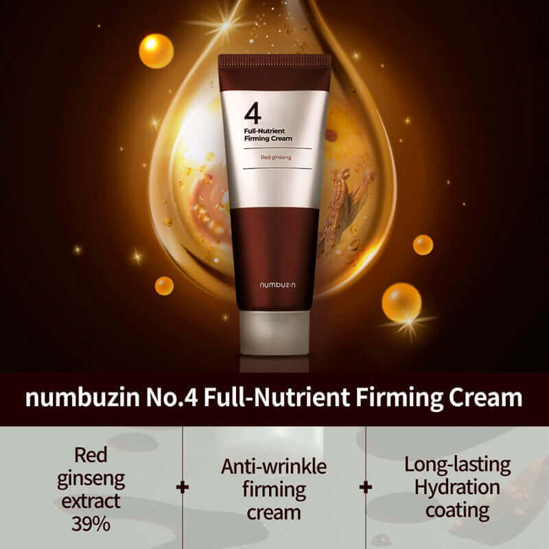 Numbuzin No.4 Full-Nutrient Firming Cream 60ml Lakinza K-beauty
