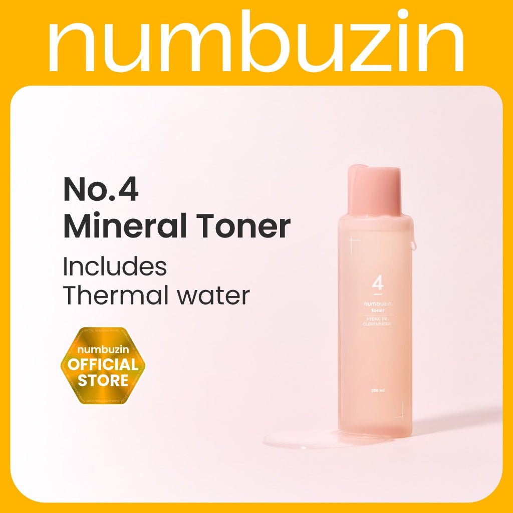 Numbuzin No.4 Hydrating Glow Mineral Toner 200ml Lakinza K-beauty