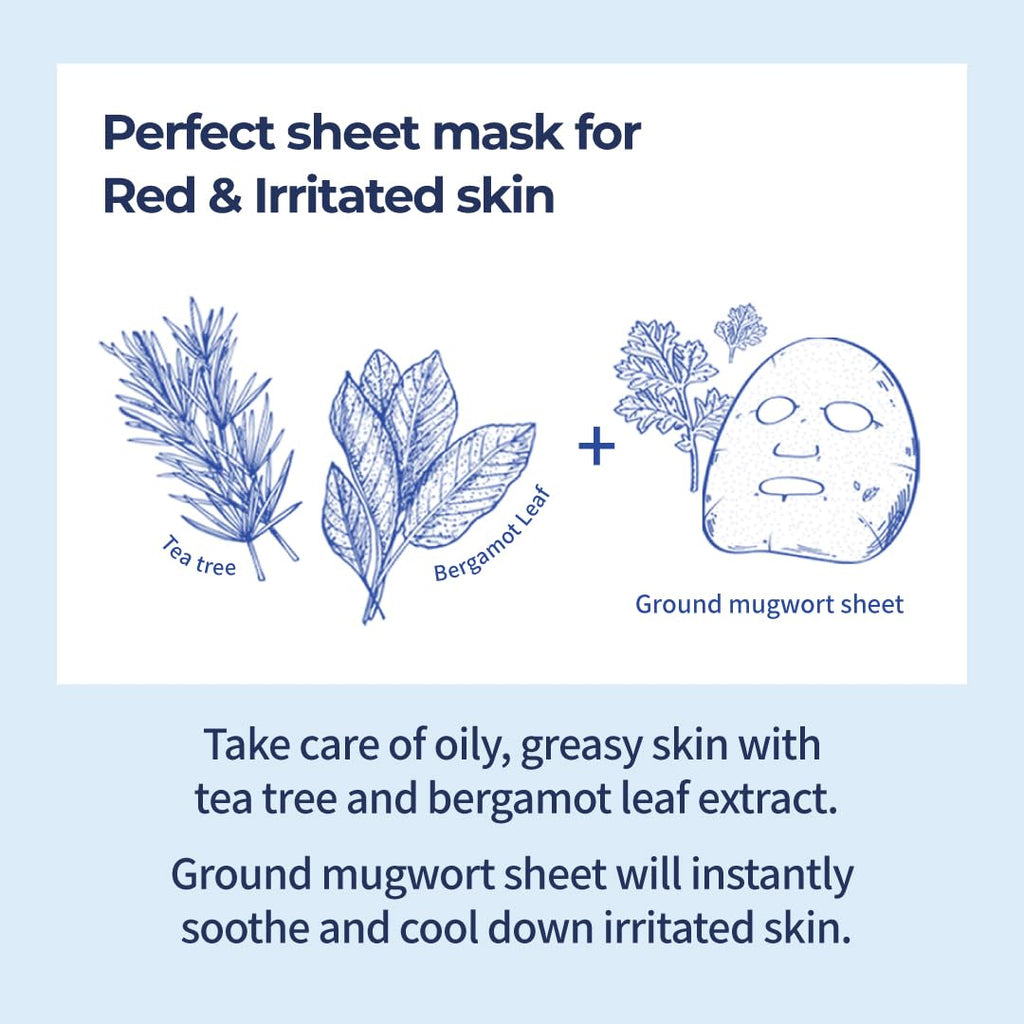 numbuzin No.4 Icy Soothing Sheet Mask 27ml | Lakinza K - beauty Canada