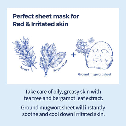 numbuzin No.4 Icy Soothing Sheet Mask 27ml | Lakinza K - beauty Canada