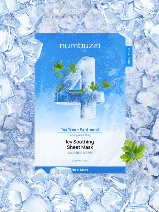numbuzin No.4 Icy Soothing Sheet Mask 27ml | Lakinza K - beauty Canada
