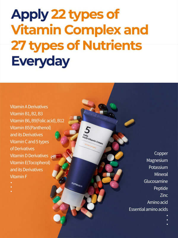numbuzin No.5 Daily Multi-Vitamin Cream 60ml-3