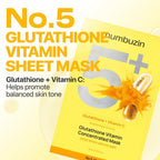 numbuzin No.5+ Glutathione Vitamin Concentrated Mask 27ml | Lakinza K - beauty Canada