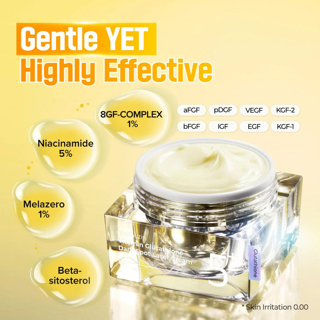 numbuzin No.5+ Glutathione Vitamin Dark Spot Cream 50ml