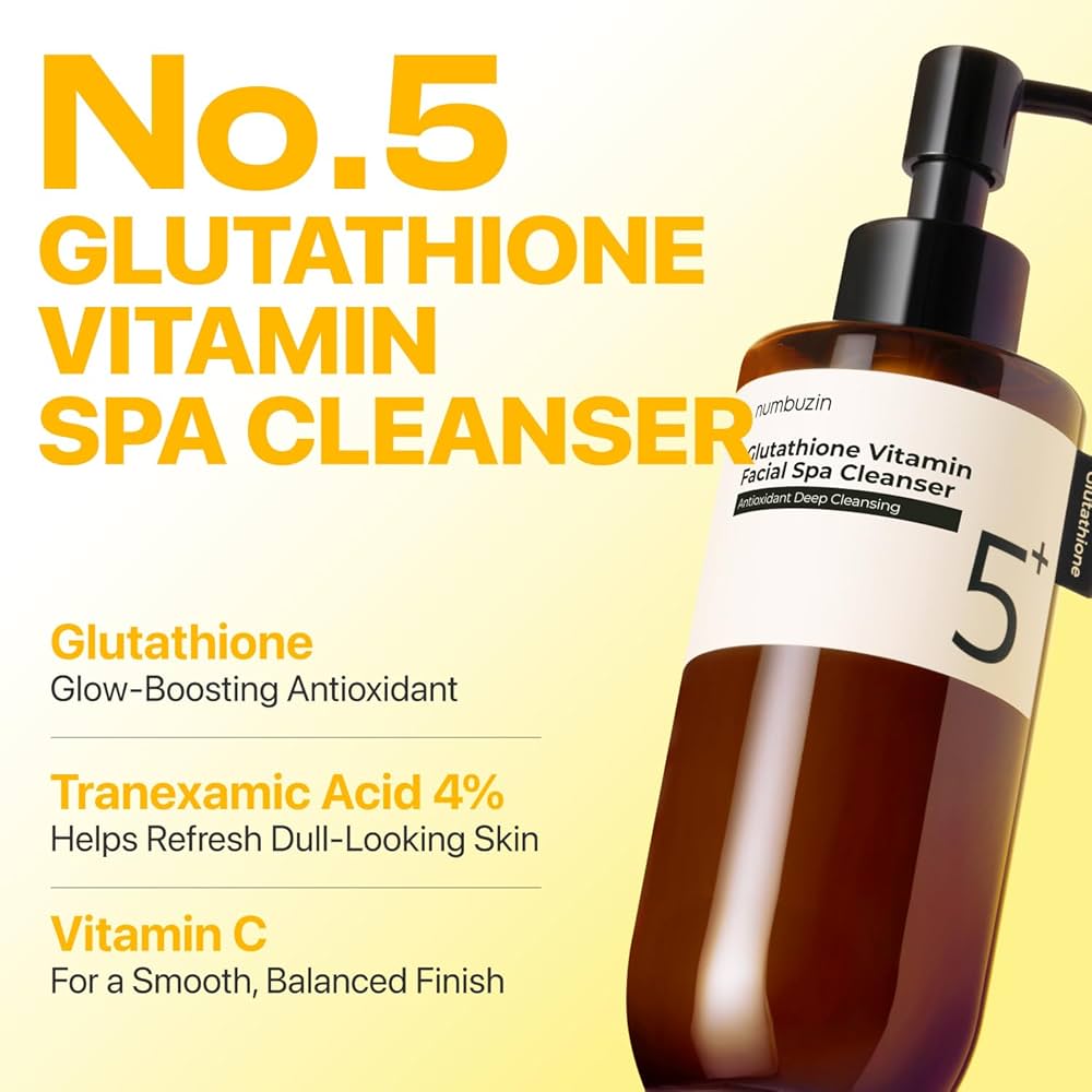 Numbuzin No.5+ Glutathione Vitamin Facial Spa Cleanser 200ml Lakinza K-beauty