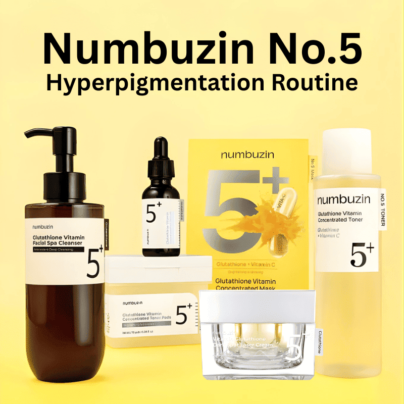 Numbuzin No.5 hyperpigmentation Complete Skincare Routine Lakinza K-beauty
