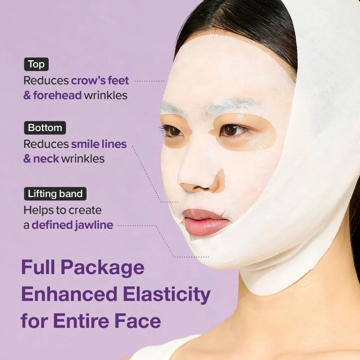 numbuzin No.9 NAD Bio Lifting Full Cover Facial Mask 48ml - 1 BOX / 4 PCS (+GWP)
