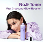 Numbuzin No.9+ NAD+ PDRN Glow Boosting Toner 150ml | Lakinza K - beauty Canada
