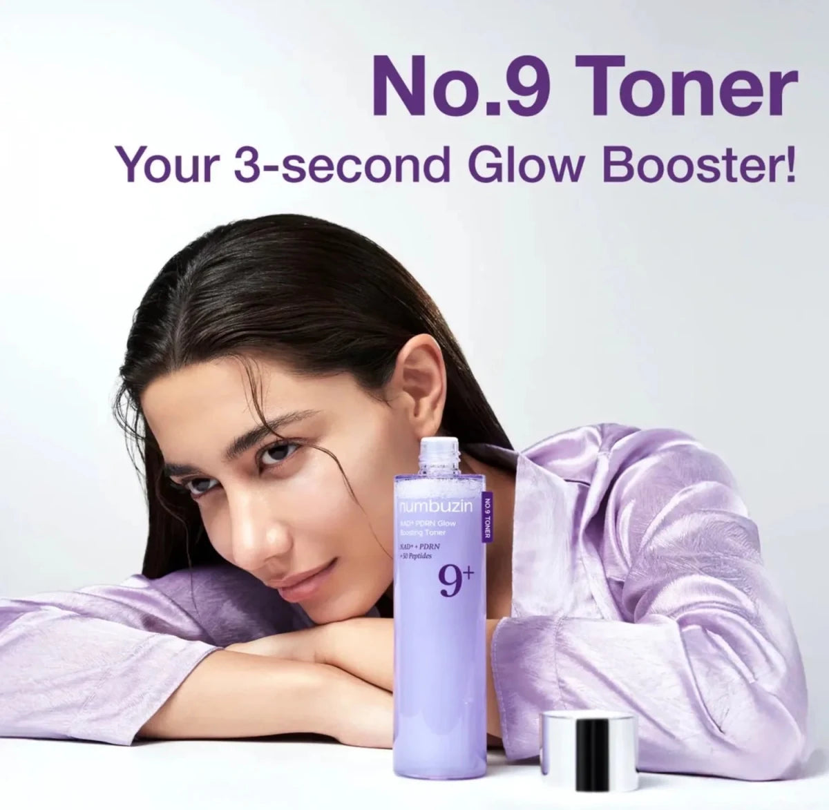 Numbuzin No.9+ NAD+ PDRN Glow Boosting Toner 150ml Lakinza K-beauty