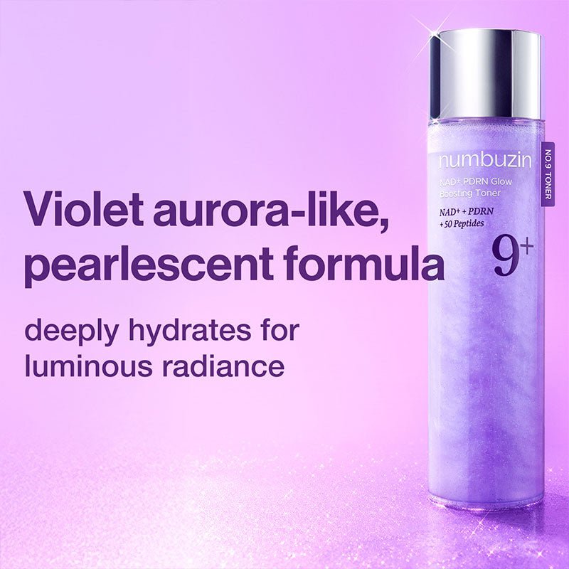 numbuzin No.9+ NAD+ PDRN Glow Boosting Toner 150ml | Lakinza K - beauty Canada