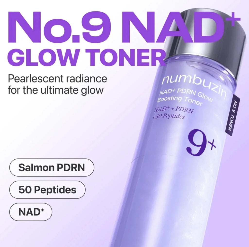 Numbuzin No.9+ NAD+ PDRN Glow Boosting Toner 150ml | Lakinza K - beauty Canada