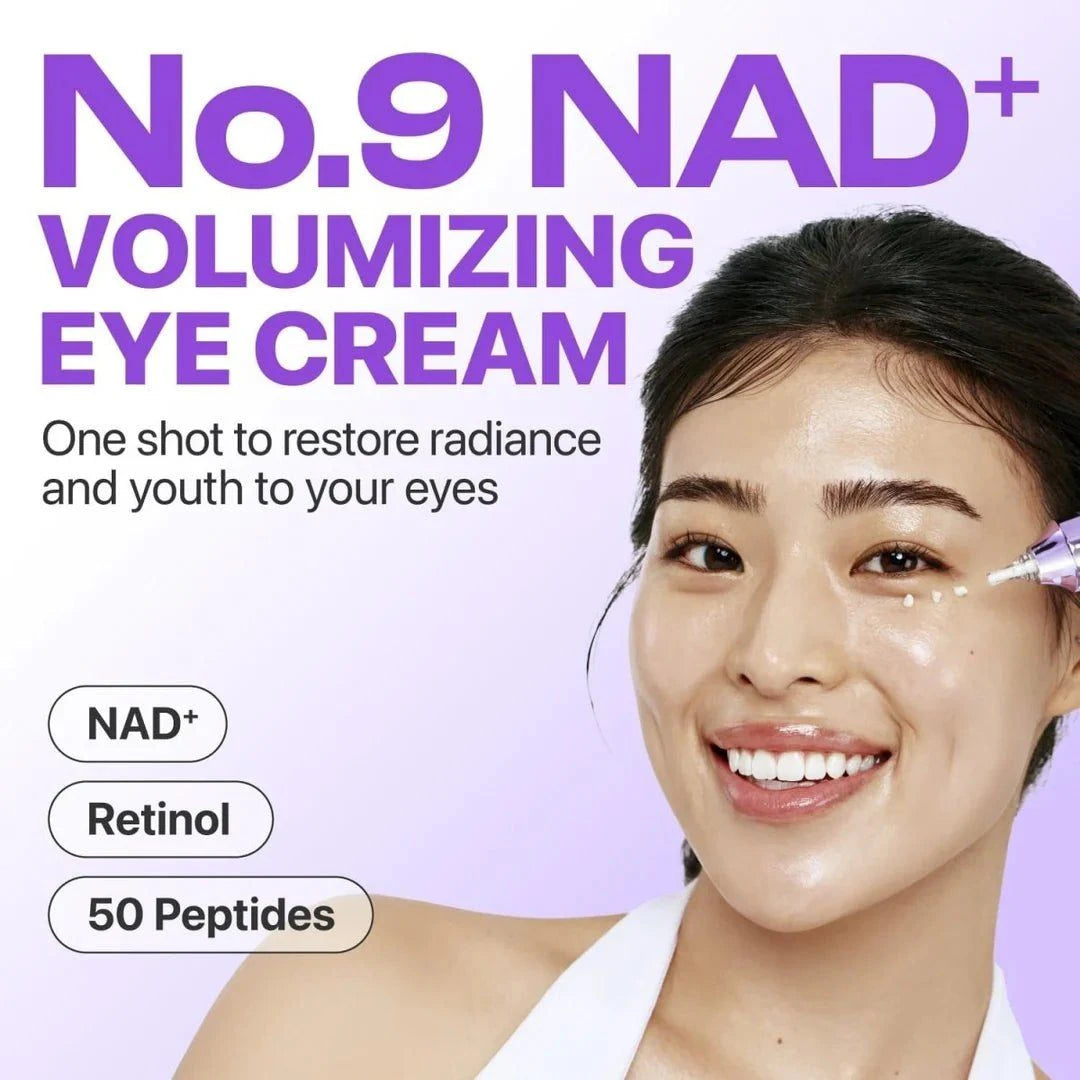 Numbuzin No.9 NAD+ Retinol Volumetox Eye Cream 10ml Lakinza K-beauty