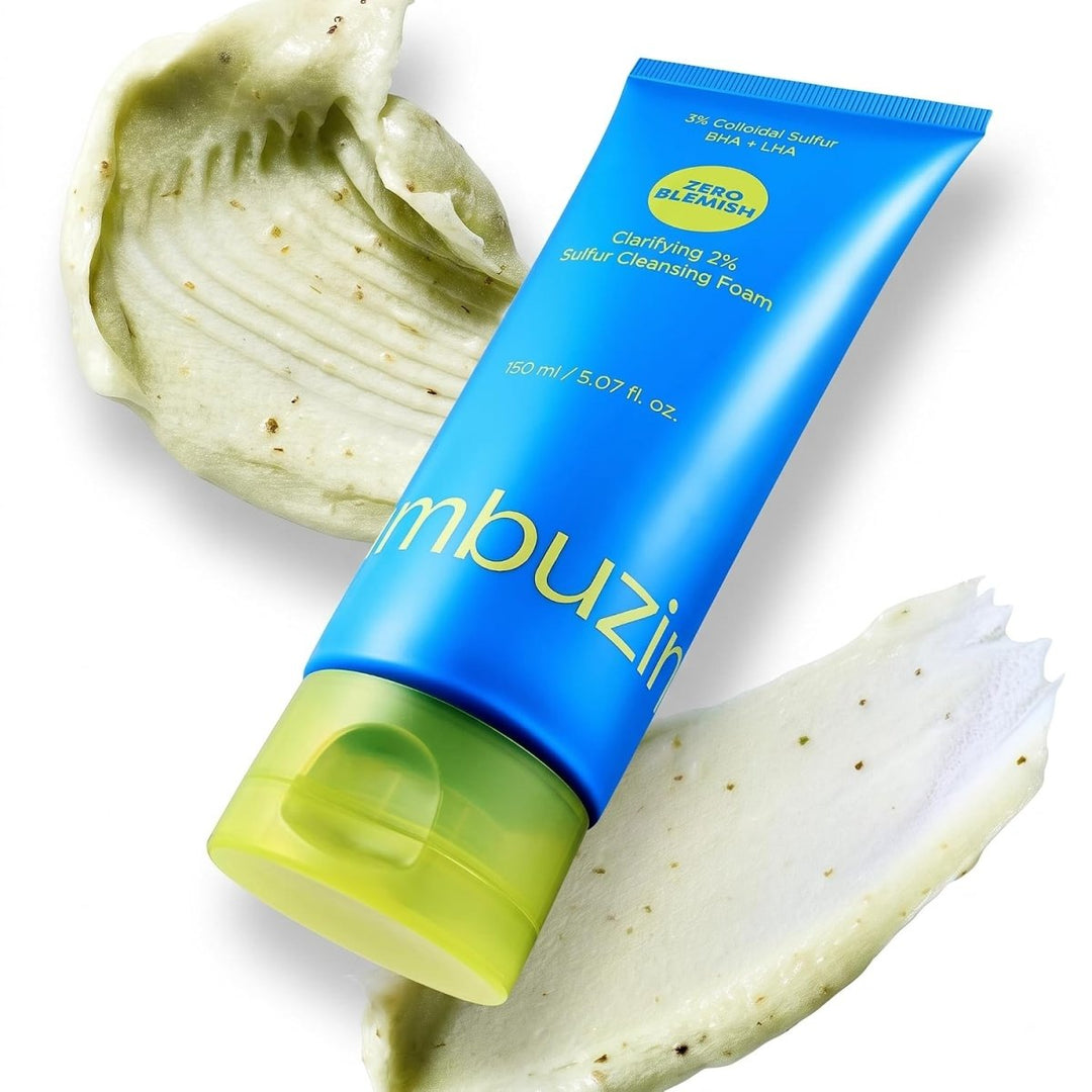Numbuzin Zero Blemish Clarifying 2% Sulfur Cleansing Foam 150ml Lakinza K-beauty